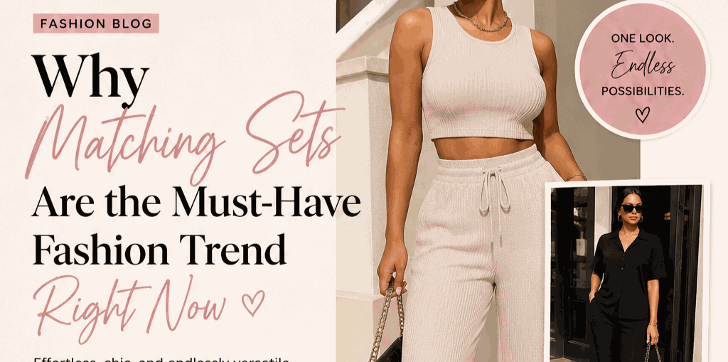Why Matching Sets Are the Must-Have Fashion Trend Right Now