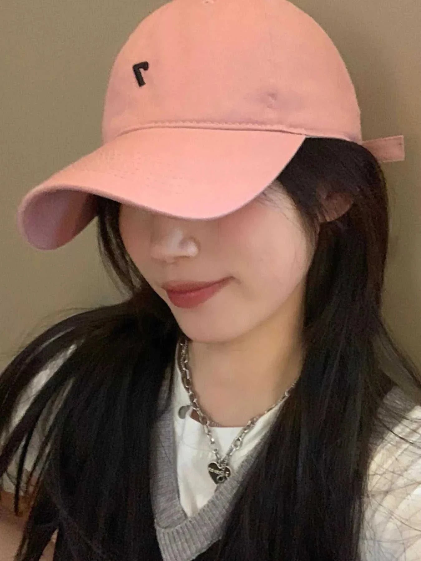 Embroidered baseball cap made of cotton, one size, 5.1 inches height, imported